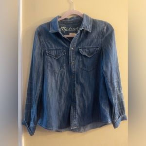 Madewell western-style denim shirt Medium